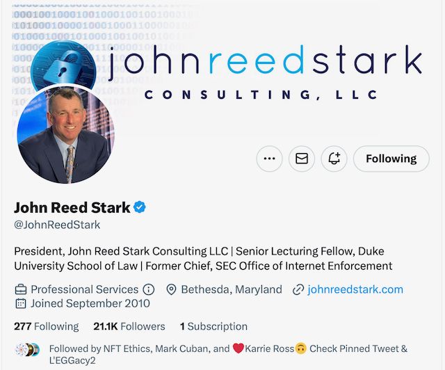                               John Reed Stark and Mark Cuban thread is a must read - part 2                             
                              