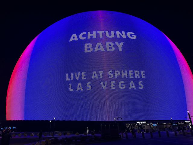                               U2 at The Sphere                             
                              