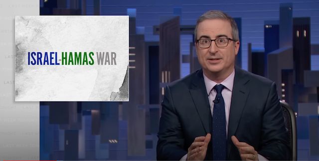 John Oliver's Israel-Hamas piece is must watch TV